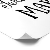 結婚祈りの言葉ポスターアートプリント ポスター (角)