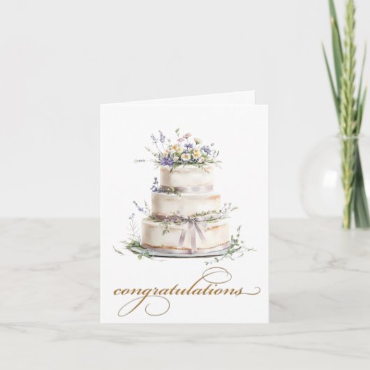 結婚祝いのカード サンキューカード (正面)
