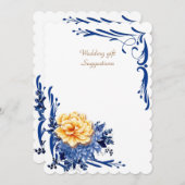 結婚祝いのギフトのアイデア 招待状 (正面/裏面)