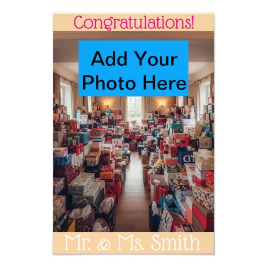 結婚祝いの列 フォトプリント            (正面)