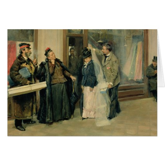 結婚祝いの品の選択、1897-98年 (正面横)