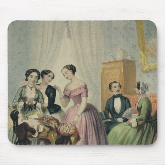 結婚祝いの品 マウスパッド (正面)