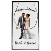 結婚祝いギフトバッグ スモールペーパーバッグ (裏面)