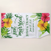 結婚祝いギフト, 新婚さん, ミスター＆ミセス ビーチタオル (正面)