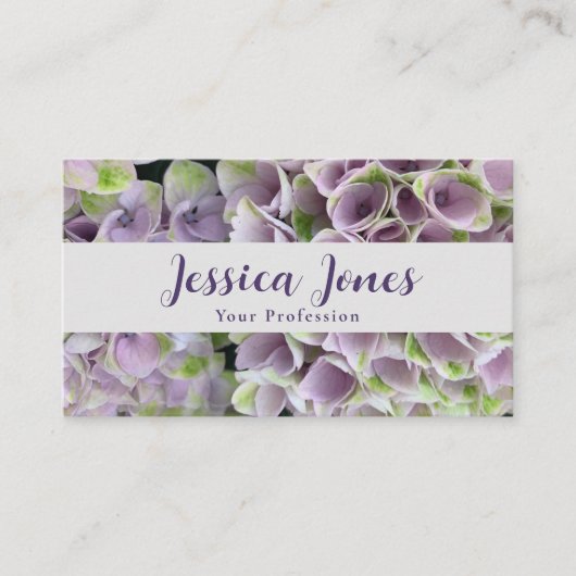 結婚祝いシンプルフローラ 名刺 (正面)