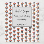 結婚祝いボックススカルアートまで死ぬまで私たち一部 ワインラベル (シングルラベル)