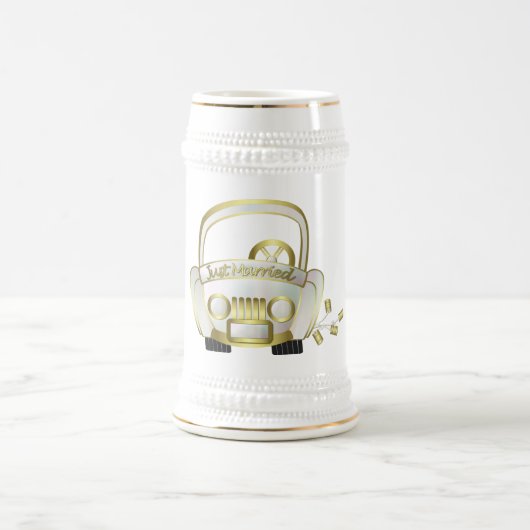 結婚祝いマグカップ ビールジョッキ (中央)