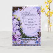 結婚祝い カード (黄色い花)