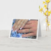 結婚祝い カード (黄色い花)