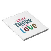 結婚祝い |愛の場所 ノートパッド (アングル)