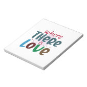 結婚祝い |愛の場所 ノートパッド (回転)