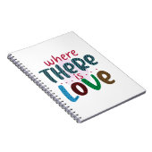 結婚祝い |愛の場所 ノートブック (右側)