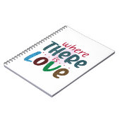 結婚祝い |愛の場所 ノートブック (左側)