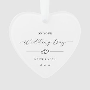 結婚祝い 新婚 ペア記念のオーナメント オーナメント