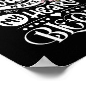 結婚祝い |私のハート開花 ポスター (角)