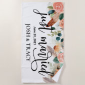 結婚祝い・結婚前のお祝い・婚約記念品 ビーチタオル (正面)