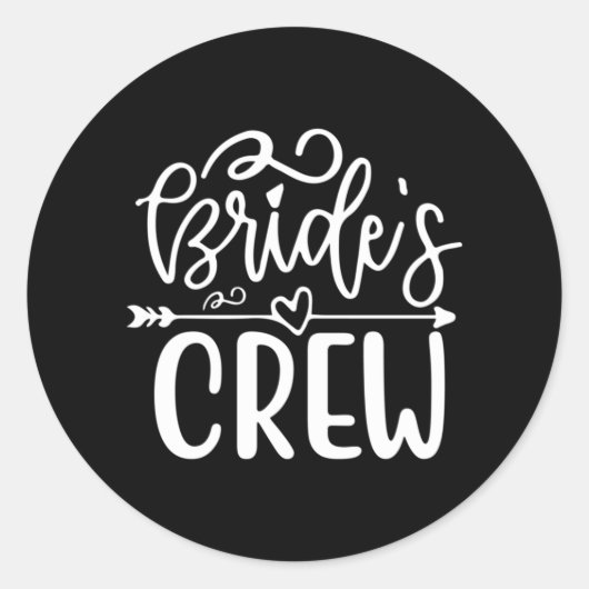 結婚祝い 花嫁のチーム ラウンドシール (正面)