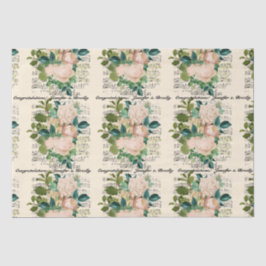 結婚祝い 追加 名前 ローズ エフェメラ 薄葉紙