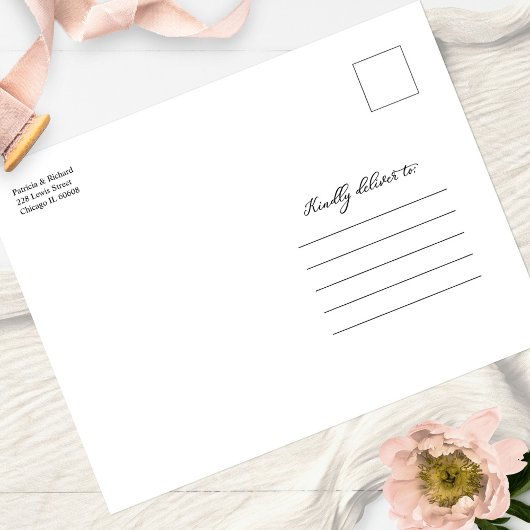 結婚祝ファンシーいを愛するだけでは日付を保存 ポストカード