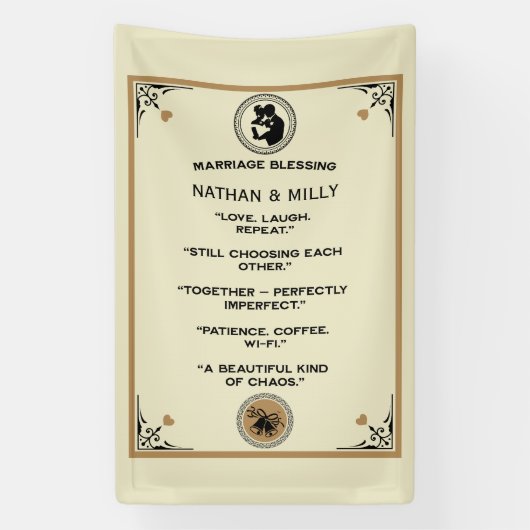 結婚祝福ギフト 横断幕 (縦)