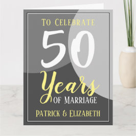 結婚祝50年 カード