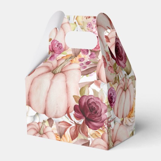 結婚秋のピパーソナライズされたックスクブルゴーニュフローラ フェイバーボックス (裏面サイド)