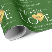 結婚第1初めてのクリスマス名 ラッピングペーパー (ロールコーナー)