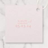 結婚箔メッセージカード フェイバータグ (裏面)