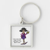 結婚粗野な目覚め キーホルダー (正面)