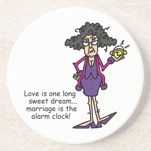 結婚粗野な目覚め コースター (正面)