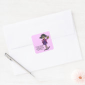 結婚粗野な目覚め スクエアシール (封筒)