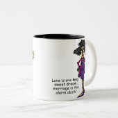 結婚粗野な目覚め ツートーンマグカップ (正面右)