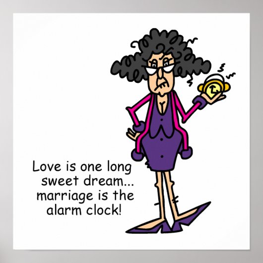 結婚粗野な目覚め ポスター (正面)