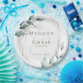 結婚紙プレート |グレーの玉緑植物園 ペーパープレート (パーティー)