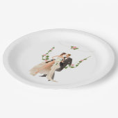 結婚紙プレート ペーパープレート (アングル)