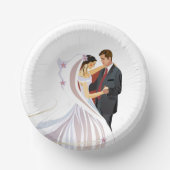 結婚紙プレート ペーパーボウル (正面)