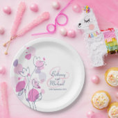 結婚紙吹雪花花びらカスタム紙プレート ペーパープレート (パーティー)