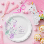 結婚紙吹雪花花びらカスタム紙プレート ペーパープレート (パーティー)