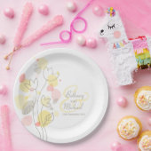 結婚紙吹雪花花びらカスタム紙プレート ペーパープレート (パーティー)