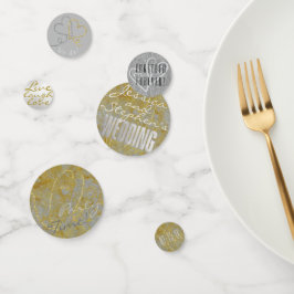 結婚紙吹雪銀ライニング紙吹雪 コンフェッティ