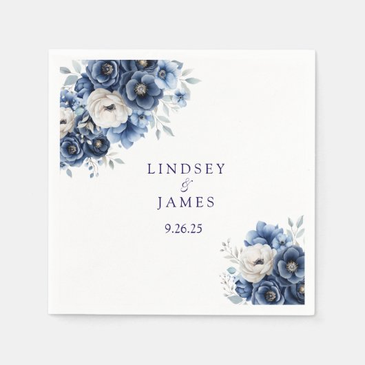 結婚紙 スタンダードカクテルナプキン (正面)