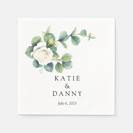 結婚紙 スタンダードカクテルナプキン (正面)