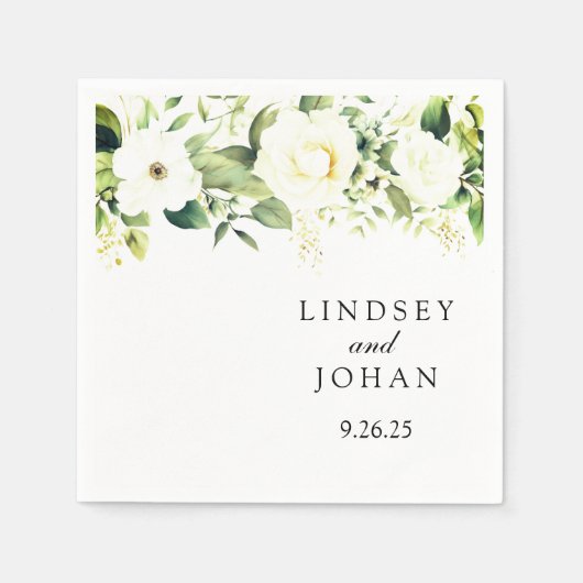 結婚紙 スタンダードカクテルナプキン (正面)