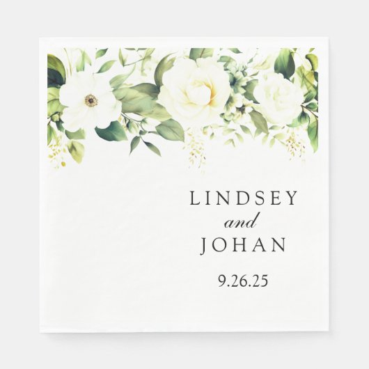 結婚紙 スタンダードランチョンナプキン (正面)