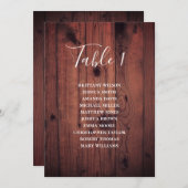 結婚素朴の座席表木モダン屋 招待状 (正面/裏面)