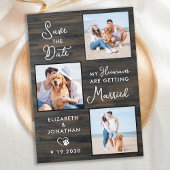 結婚素朴カスタムさんのペットフォトドッグ セーブザデート