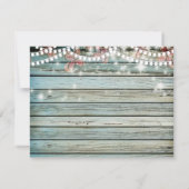 結婚素朴カードのメイスン素晴らしジャーレシピ (裏面)