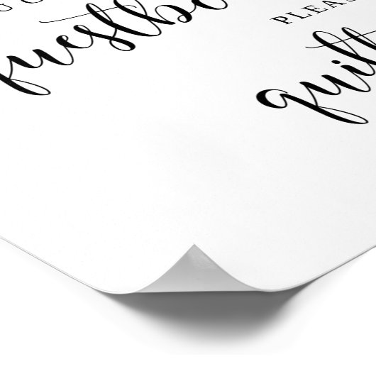 結婚素朴結婚の掛け布団ゲストブックサイン ポスター (角)