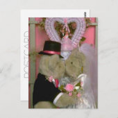 結婚結婚初のキス ポストカード (正面/裏面)