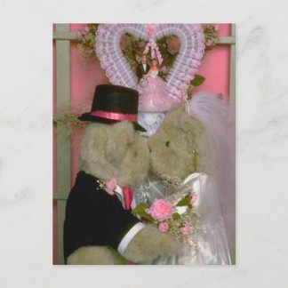 結婚結婚初のキス ポストカード